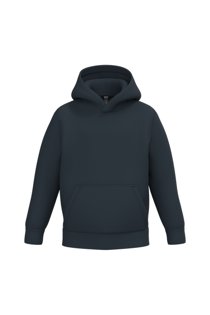K477 - Sudadera capucha infantil - Navy - frontal