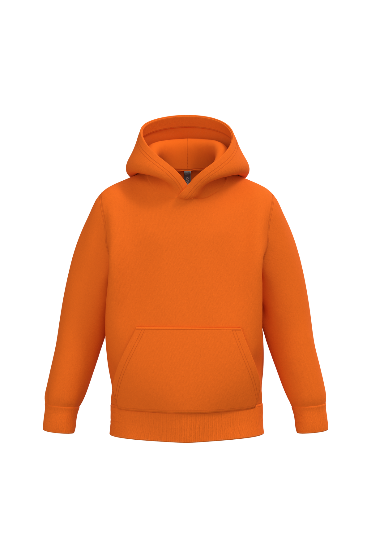 K477 - Sudadera capucha infantil - Orange - frontal