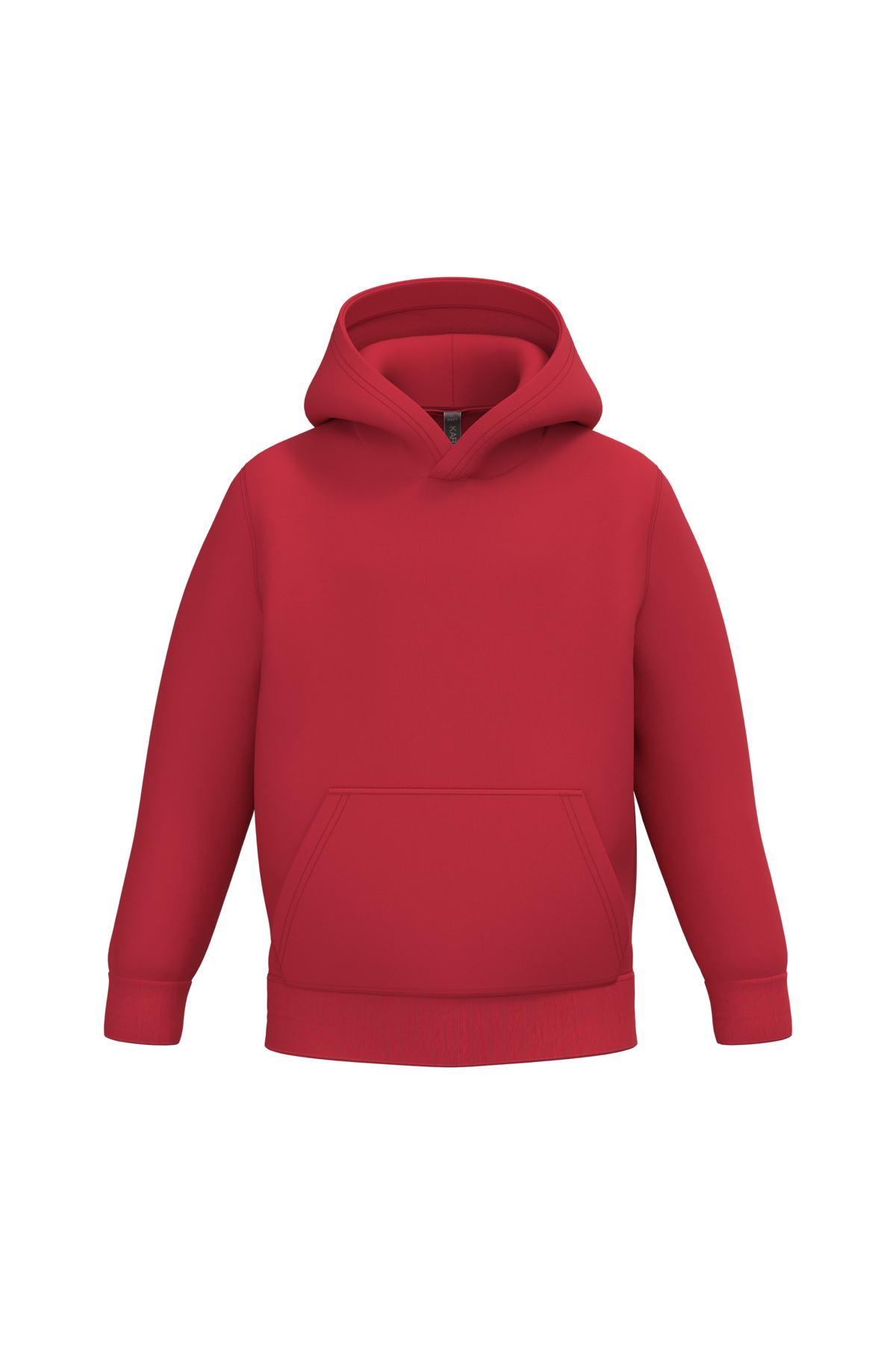 K477 - Sudadera capucha infantil - Red - frontal