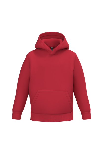 K477 - Sudadera capucha infantil - Red - frontal