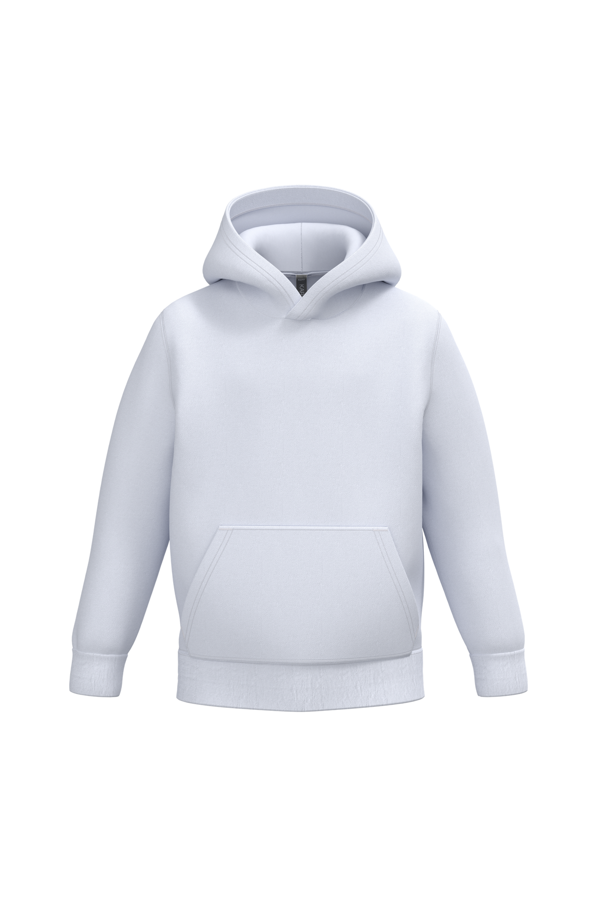 K477 - Sudadera capucha infantil - White - frontal