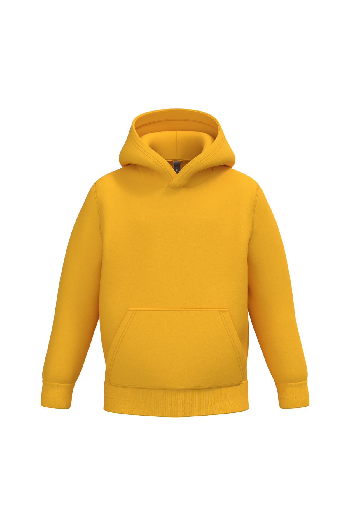 K477 - Sudadera capucha infantil - Yellow - frontal