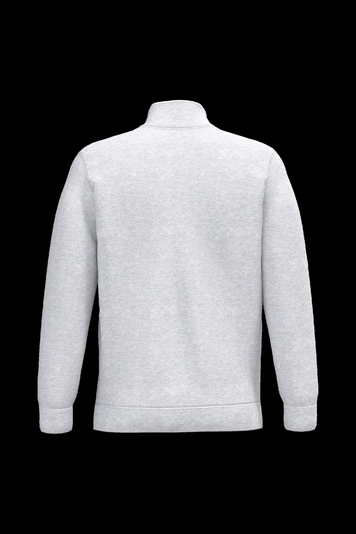 K478 - Sudadera 1/4 cremallera - Ash Heather - trasera