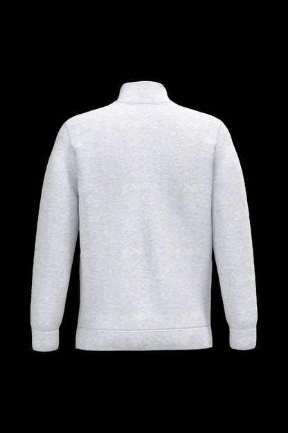 K478 - Sudadera 1/4 cremallera - Ash Heather - trasera