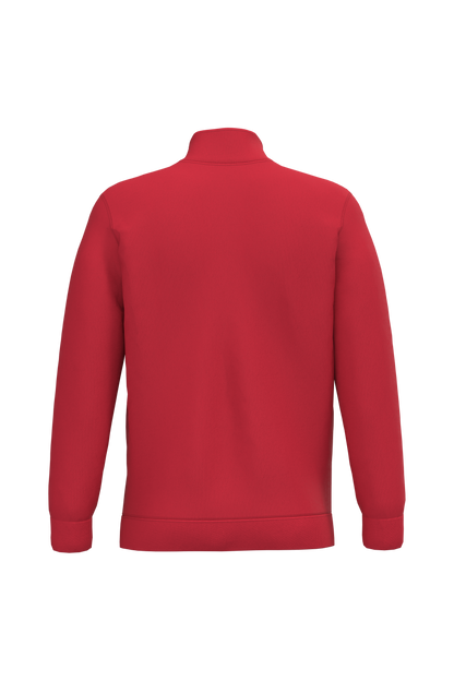 K478 - Sudadera 1/4 cremallera - Red - trasera