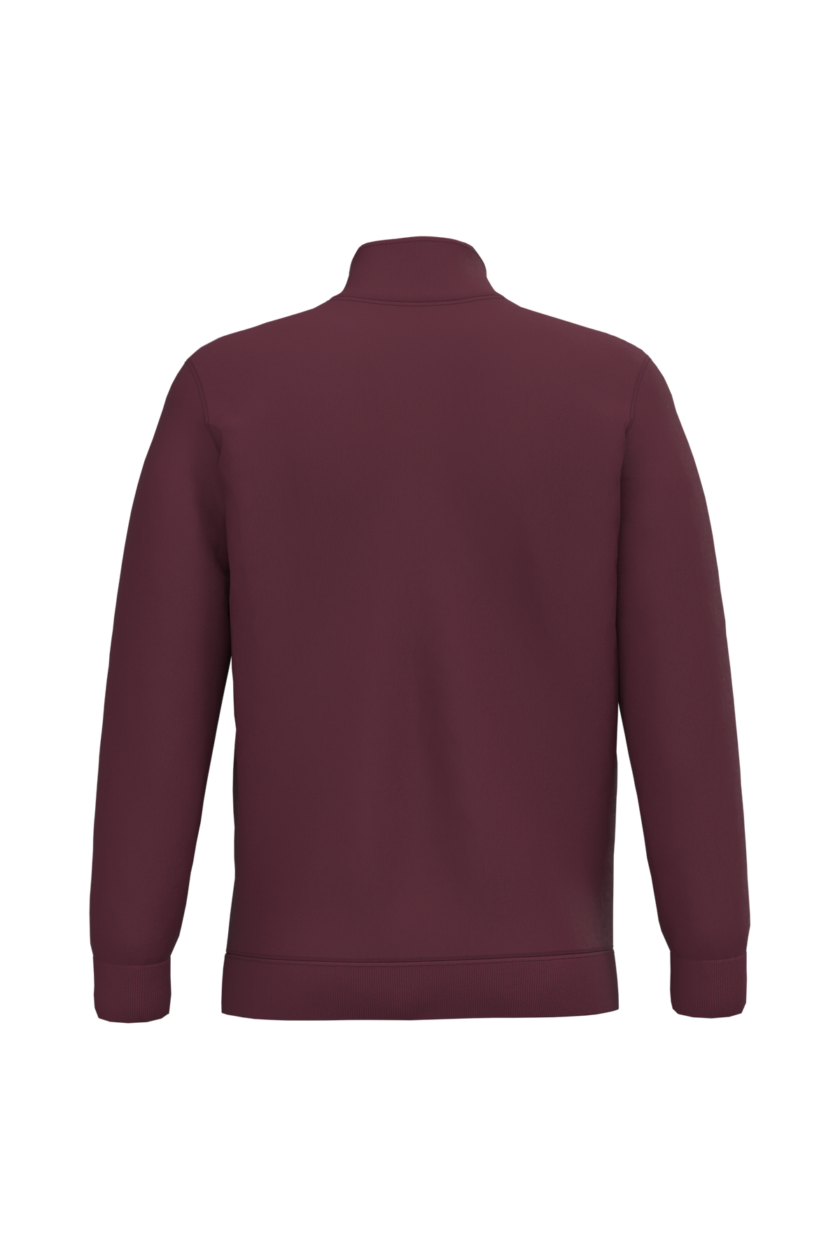 K478 - Sudadera 1/4 cremallera - Wine - trasera