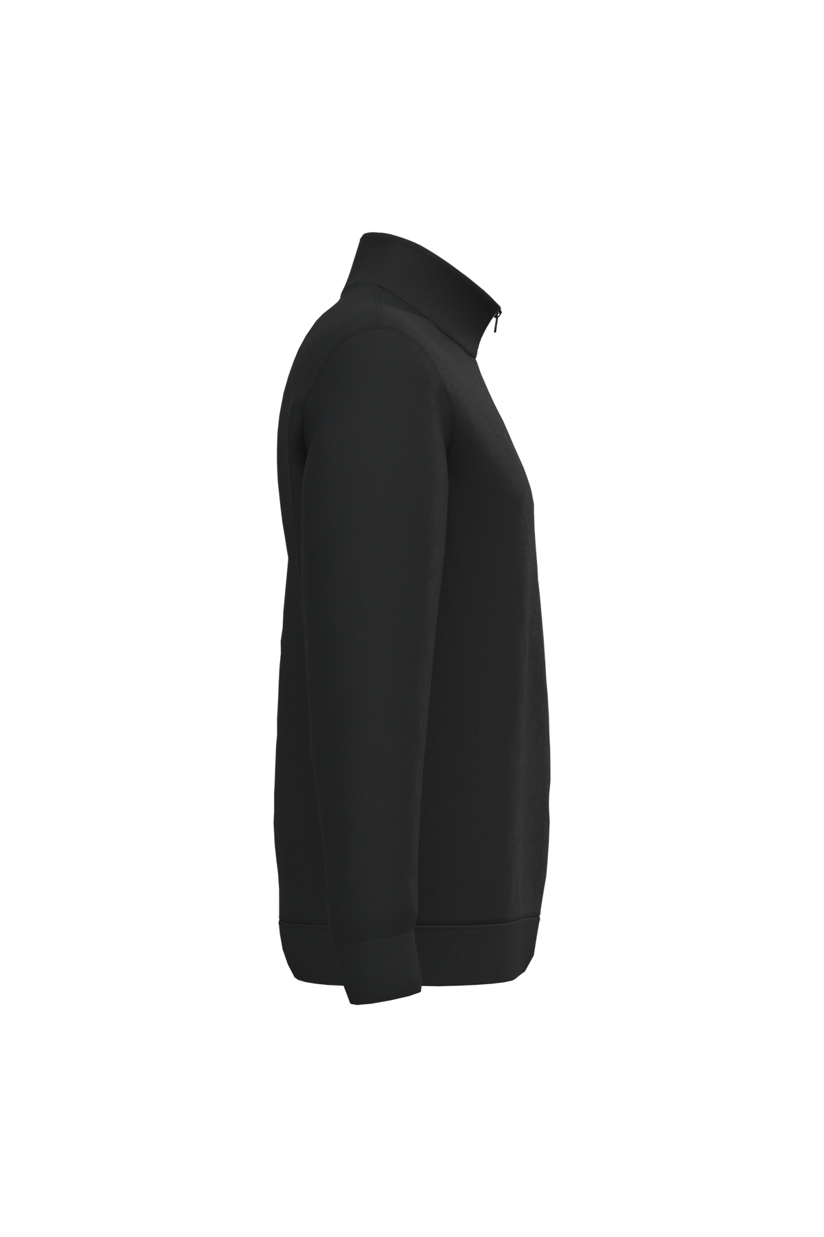 K478 - Sudadera 1/4 cremallera - Black - lateral