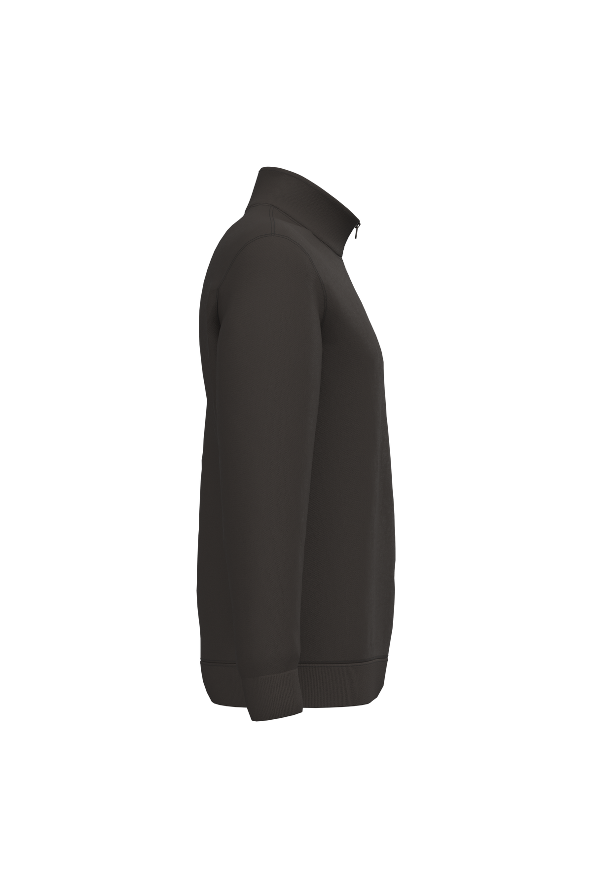 K478 - Sudadera 1/4 cremallera - Dark Grey - lateral