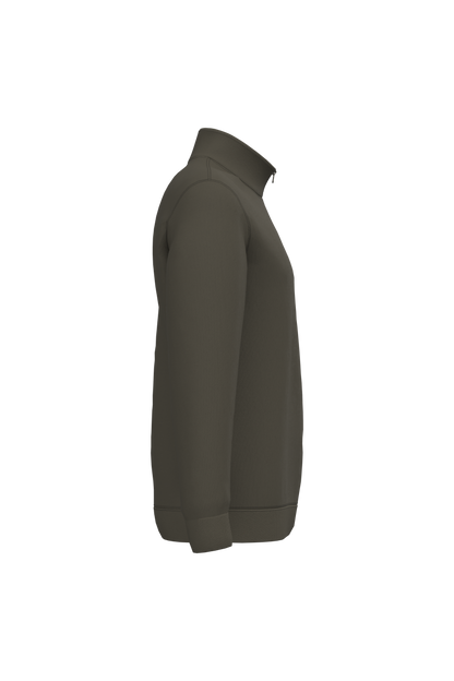 K478 - Sudadera 1/4 cremallera - Dark Khaki - lateral
