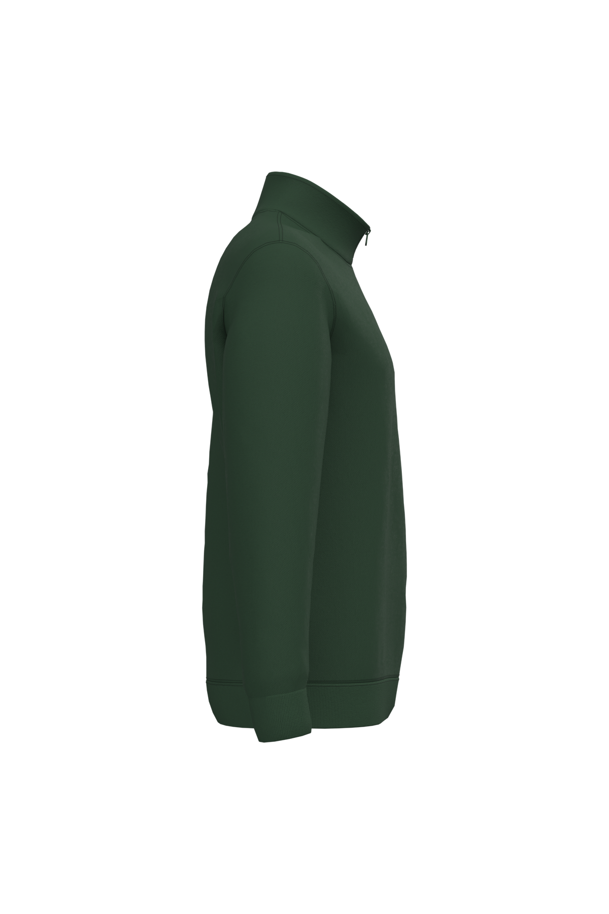 K478 - Sudadera 1/4 cremallera - Forest Green - lateral