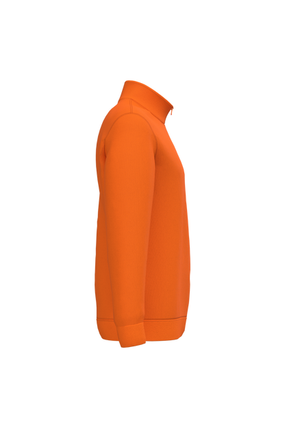 K478 - Sudadera 1/4 cremallera - Orange - lateral