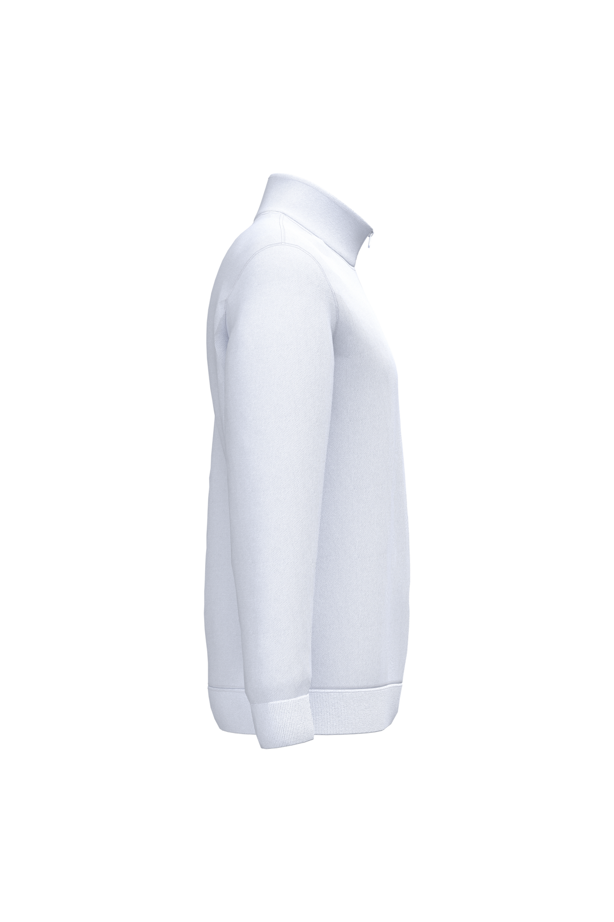K478 - Sudadera 1/4 cremallera - White - lateral