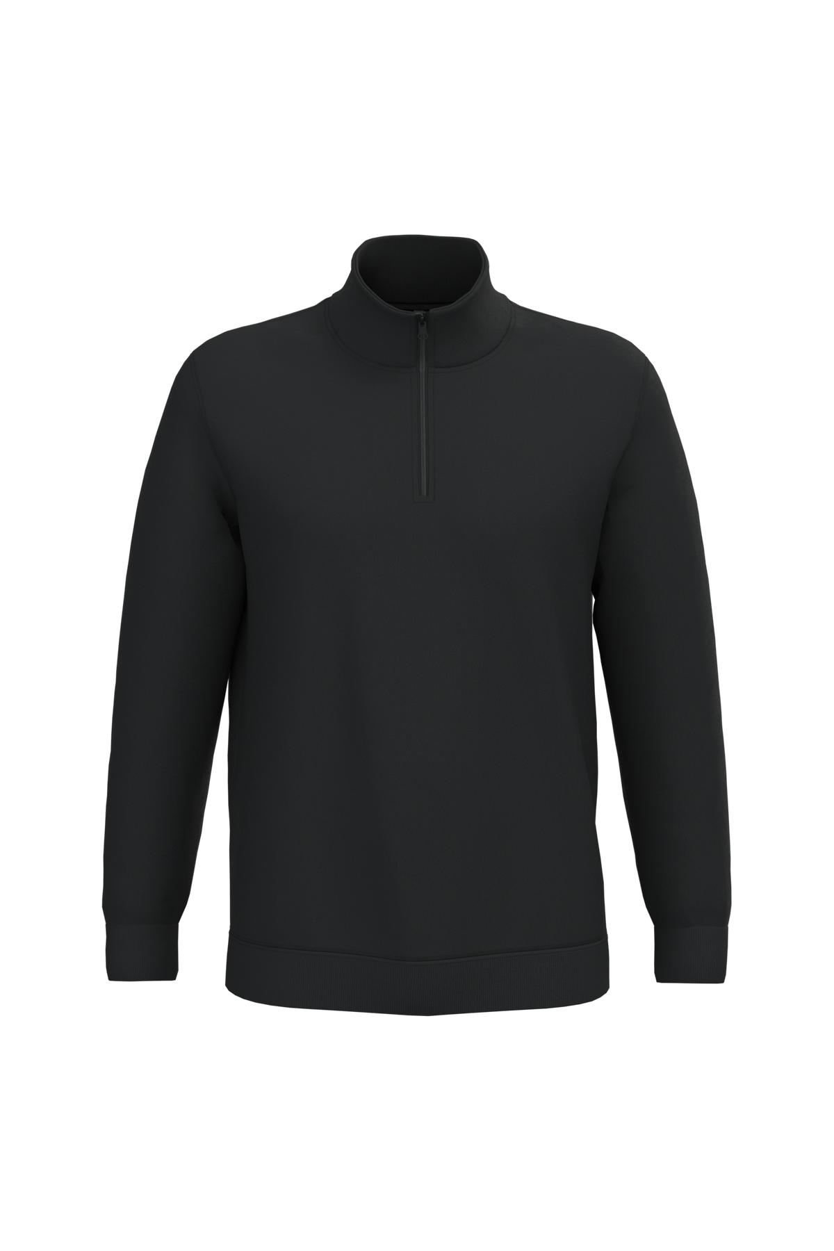 K478 - Sudadera 1/4 cremallera - Black - frontal