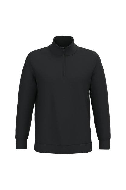 K478 - Sudadera 1/4 cremallera - Black - frontal