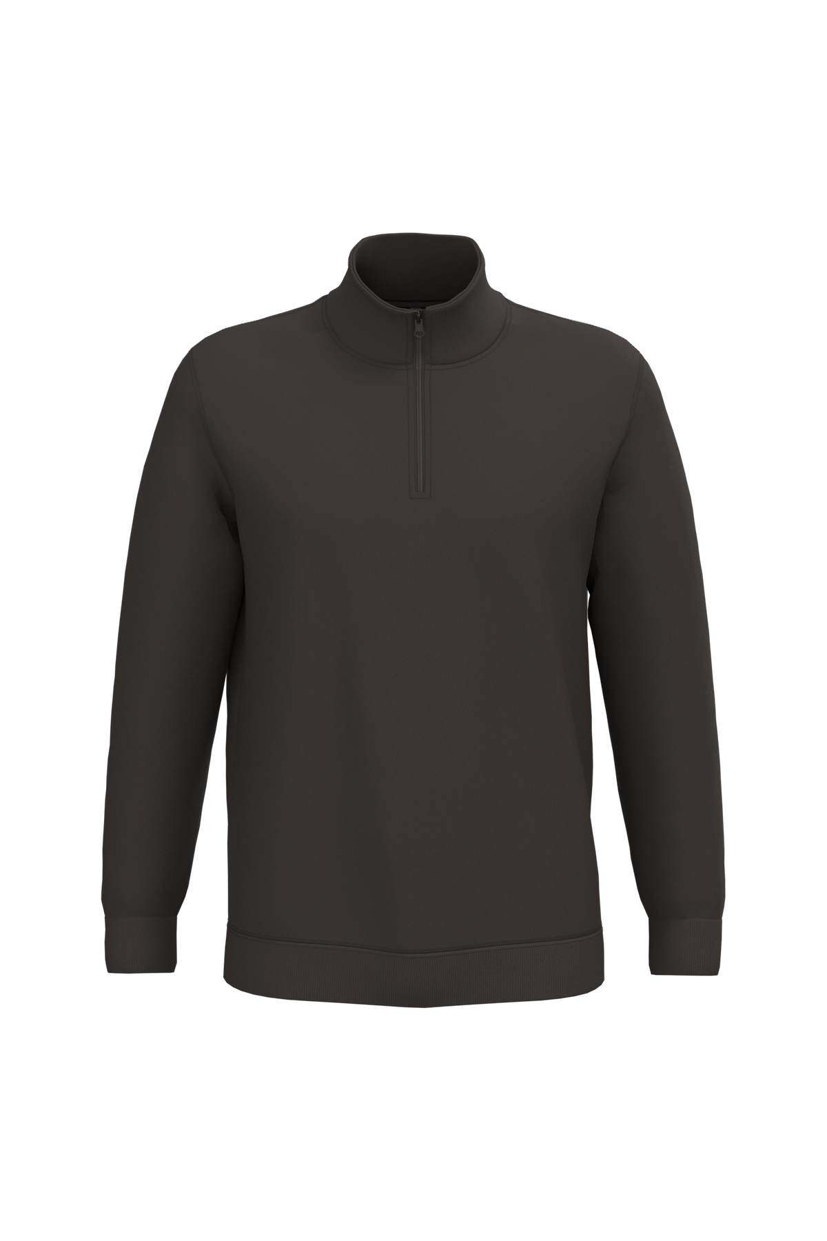 K478 - Sudadera 1/4 cremallera - Dark Grey - frontal