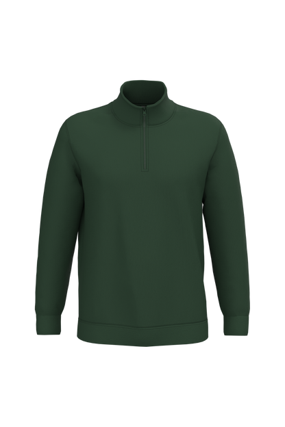 K478 - Sudadera 1/4 cremallera - Forest Green - frontal