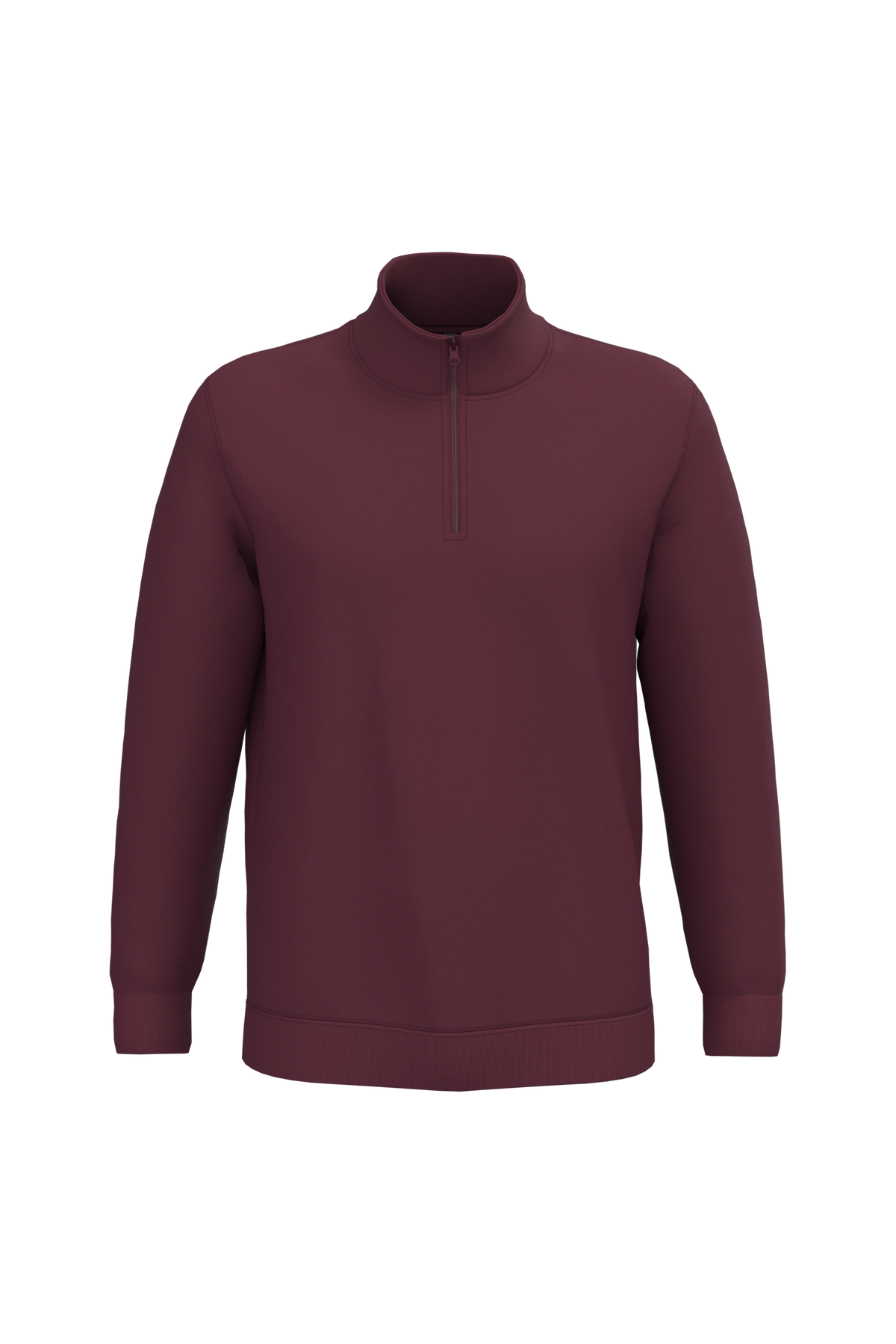 K478 - Sudadera 1/4 cremallera - Wine - frontal