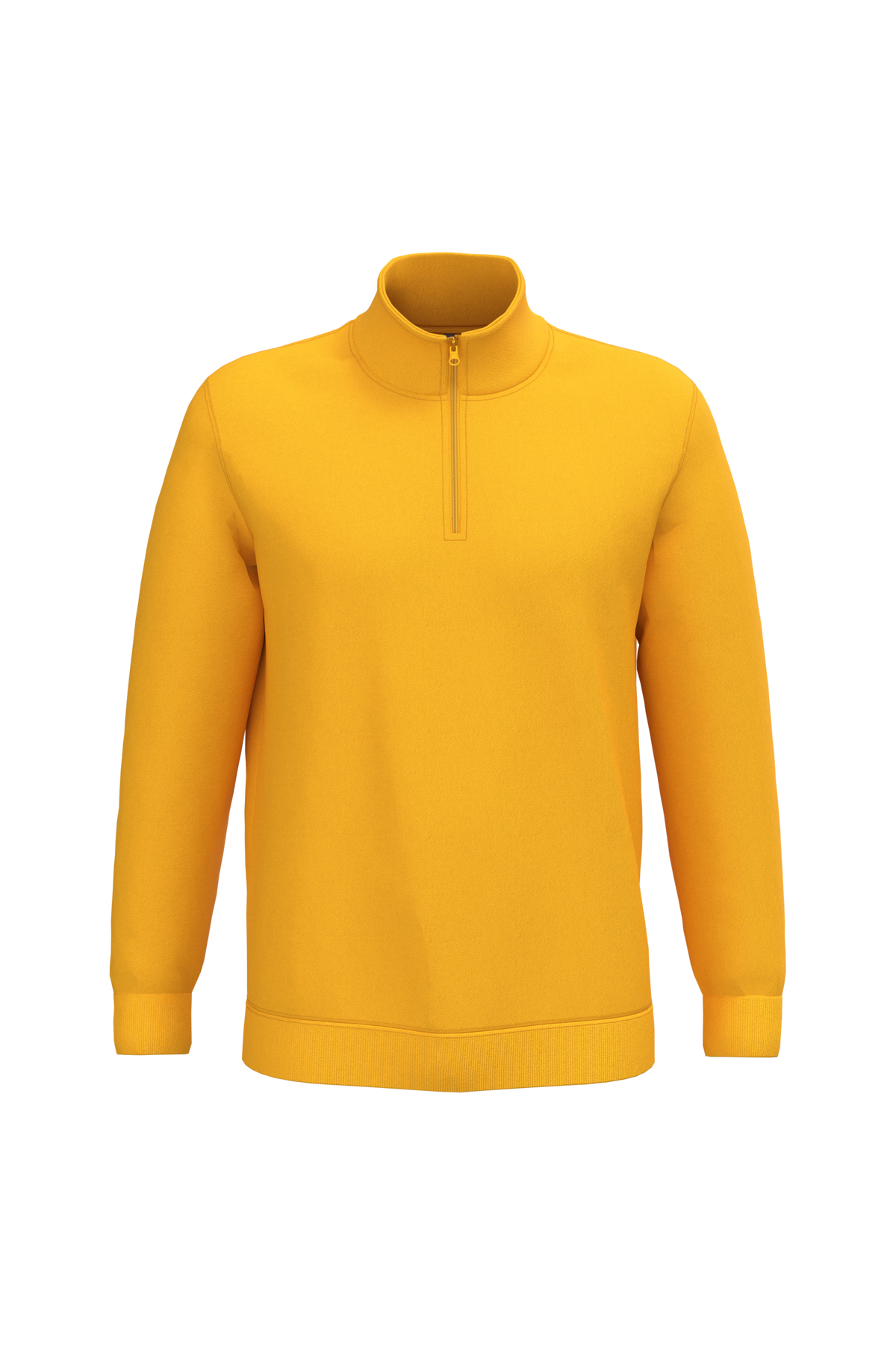 K478 - Sudadera 1/4 cremallera - Yellow - frontal
