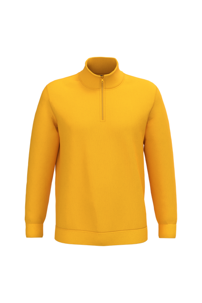 K478 - Sudadera 1/4 cremallera - Yellow - frontal