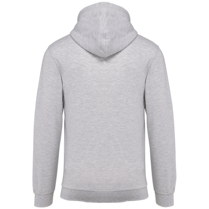 K479 - Sudadera capucha y cremallera unisex - Ash Heather - trasera