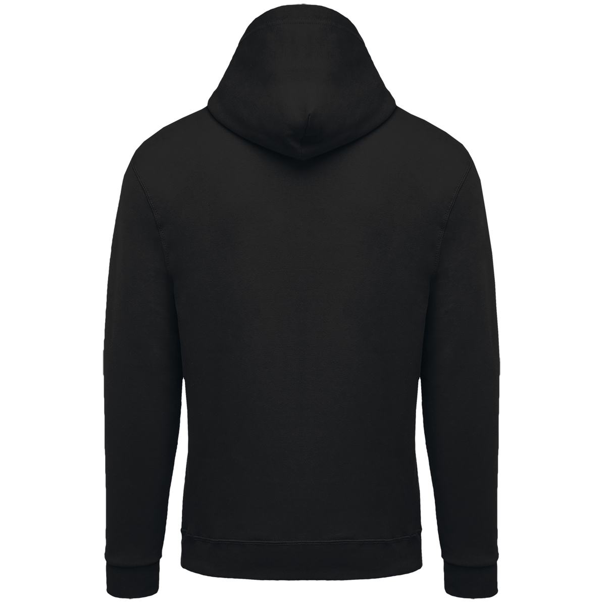 K479 - Sudadera capucha y cremallera unisex - Black - trasera