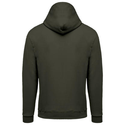 K479 - Sudadera capucha y cremallera unisex - Dark Khaki - trasera