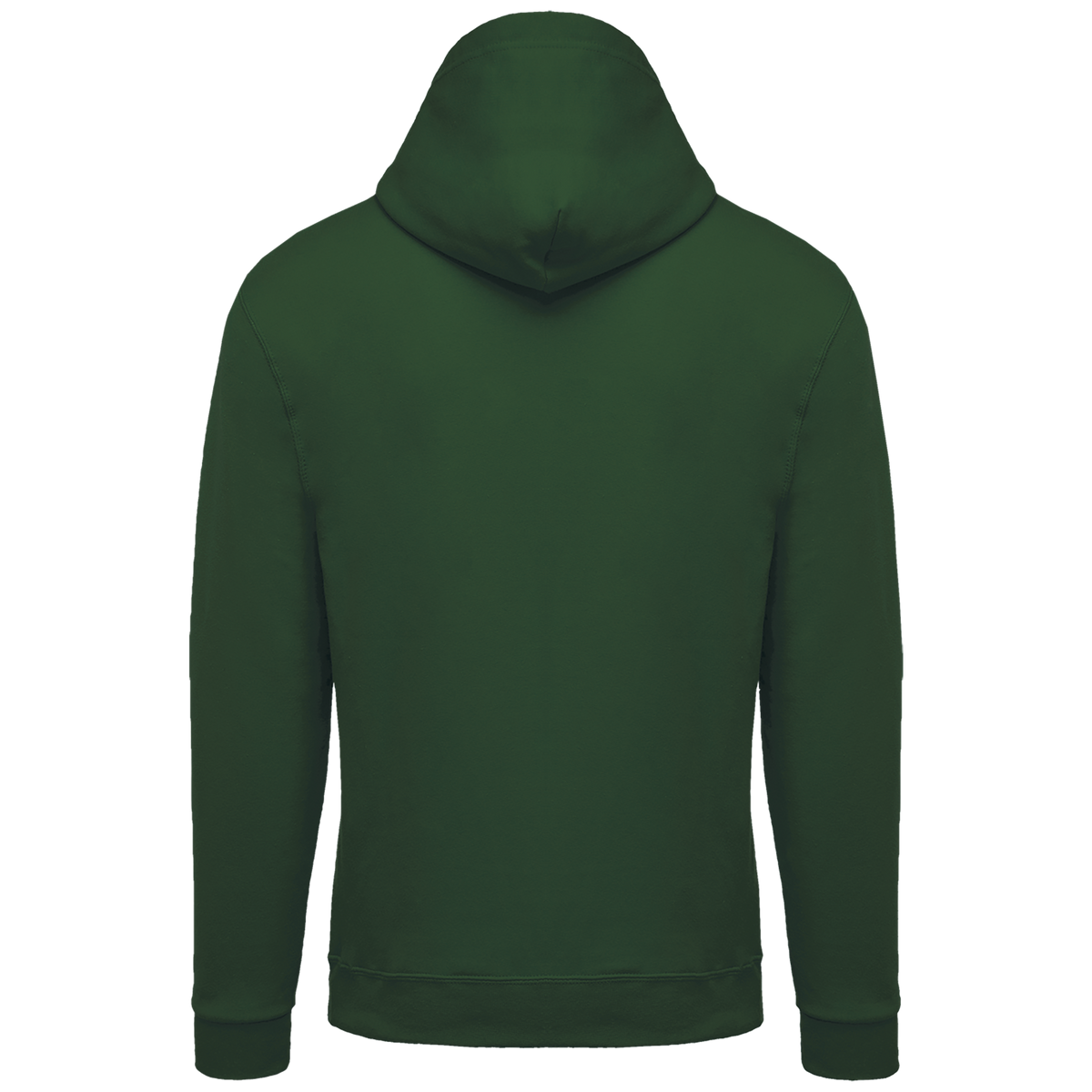 K479 - Sudadera capucha y cremallera unisex - Forest Green - trasera