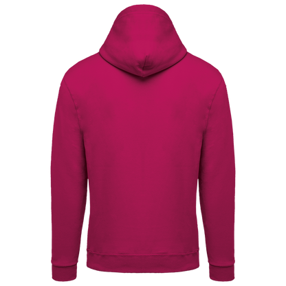 K479 - Sudadera capucha y cremallera unisex - Fuchsia - trasera