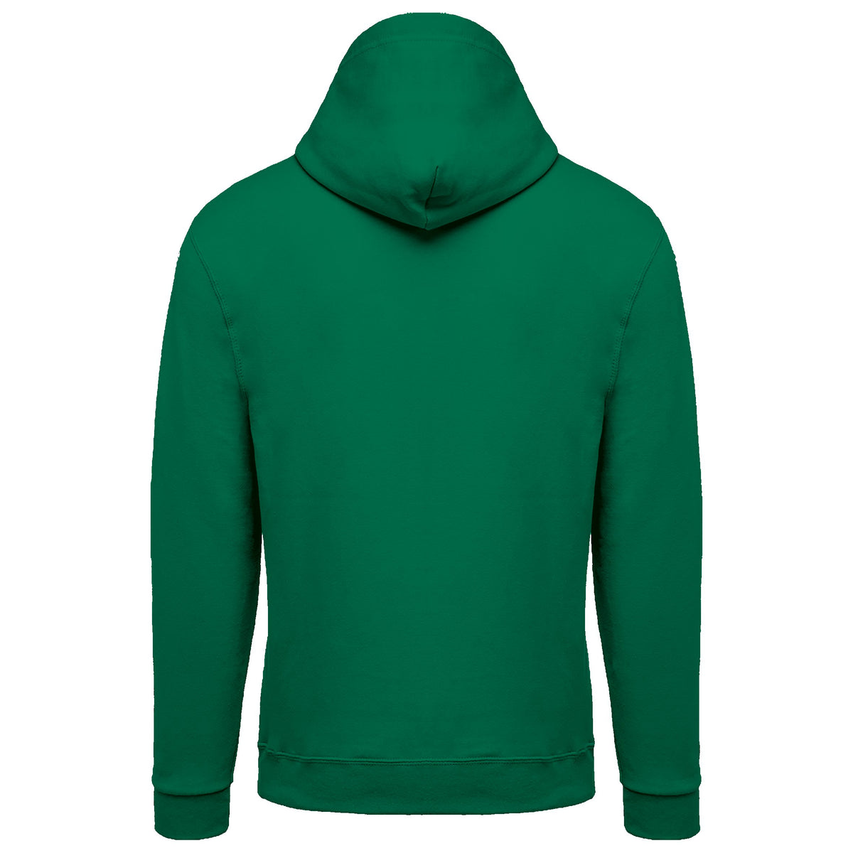K479 - Sudadera capucha y cremallera unisex - Kelly Green - trasera