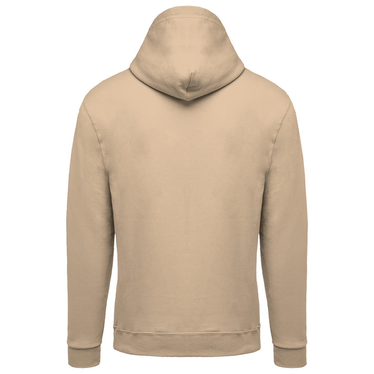 K479 - Sudadera capucha y cremallera unisex - Light Sand - trasera