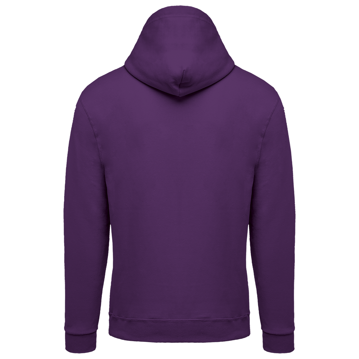 K479 - Sudadera capucha y cremallera unisex - Purple - trasera