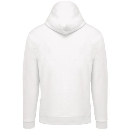 K479 - Sudadera capucha y cremallera unisex - White - trasera