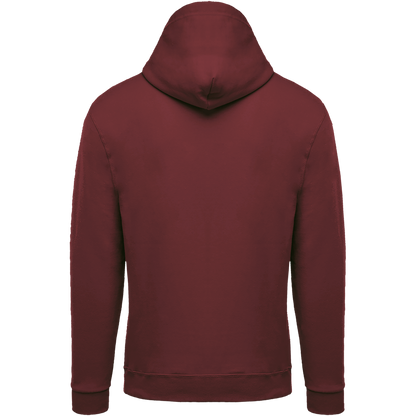 K479 - Sudadera capucha y cremallera unisex - Wine - trasera