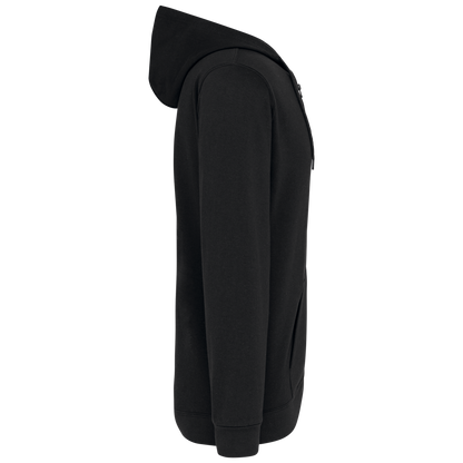 K479 - Sudadera capucha y cremallera unisex - Black - lateral