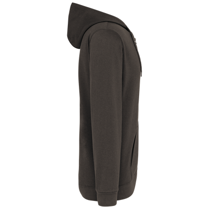 K479 - Sudadera capucha y cremallera unisex - Dark Grey - lateral