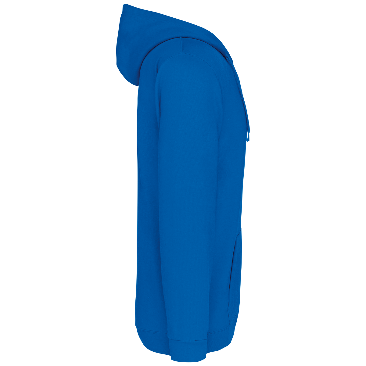 K479 - Sudadera capucha y cremallera unisex - Light Royal Blue - lateral