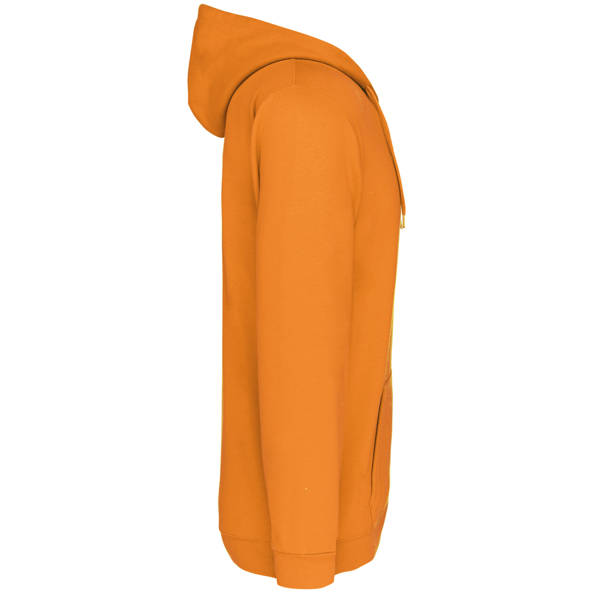 K479 - Sudadera capucha y cremallera unisex - Orange - lateral