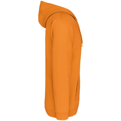 K479 - Sudadera capucha y cremallera unisex - Orange - lateral