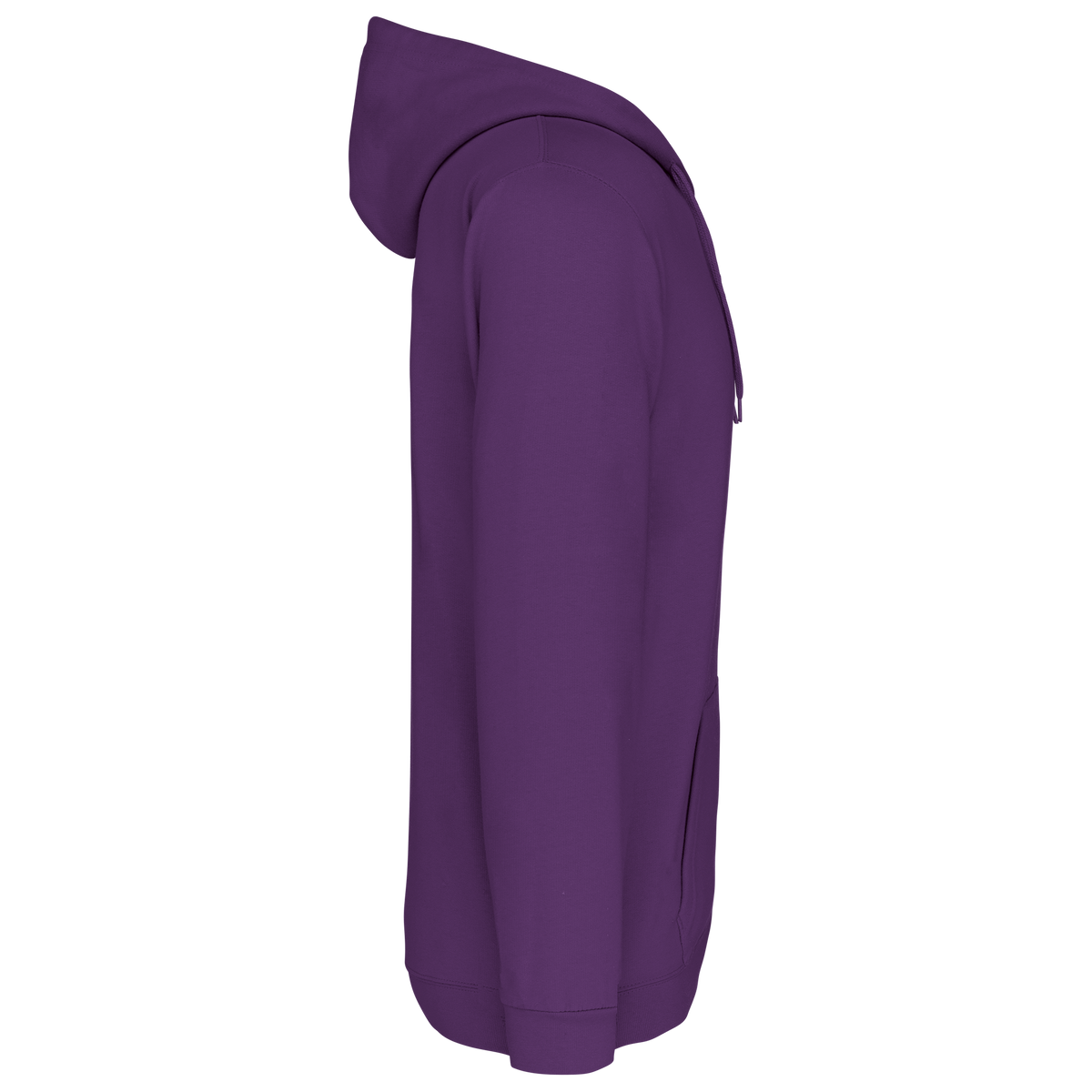 K479 - Sudadera capucha y cremallera unisex - Purple - lateral