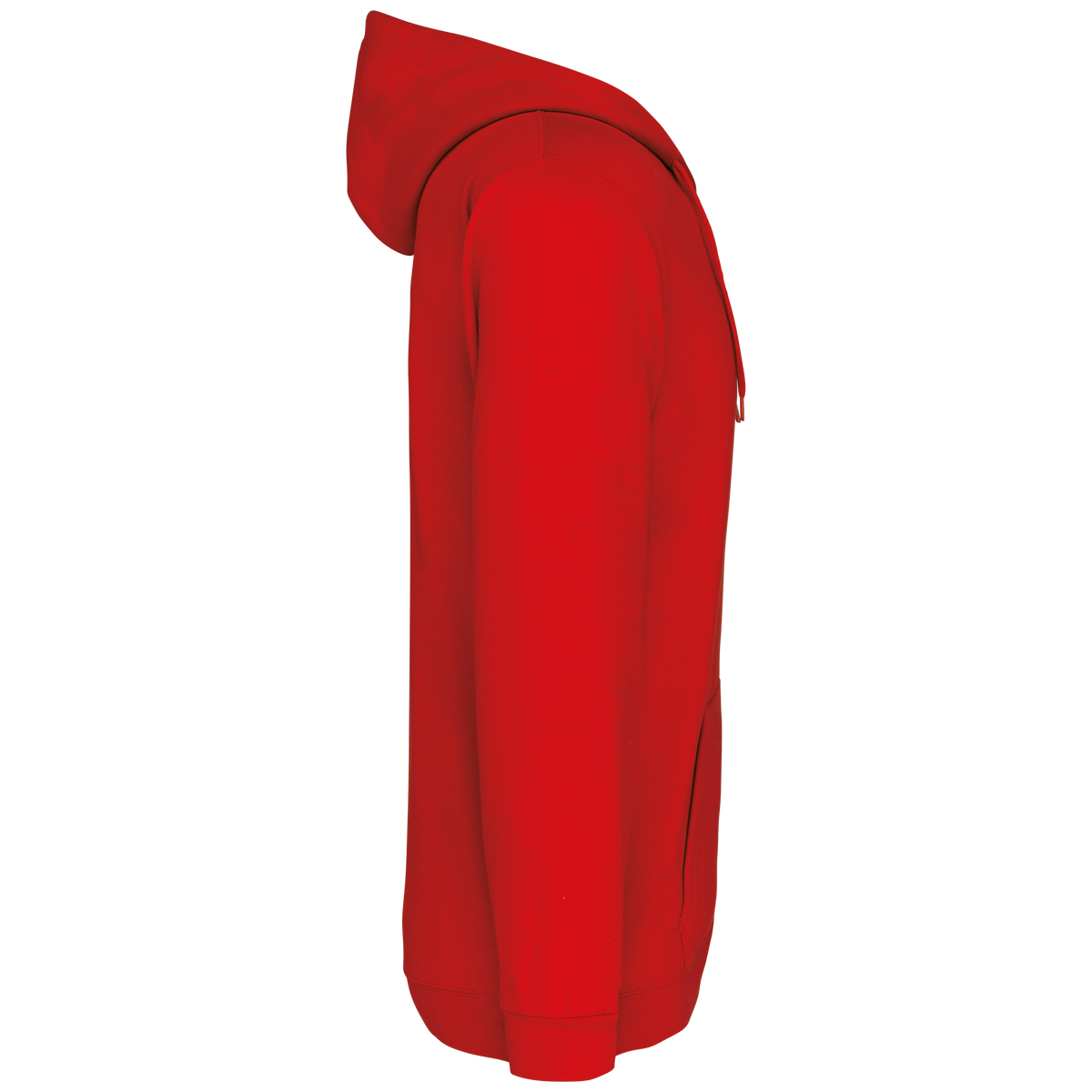 K479 - Sudadera capucha y cremallera unisex - Red - lateral