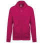 K479 - Sudadera capucha y cremallera unisex - Fuchsia - frontal