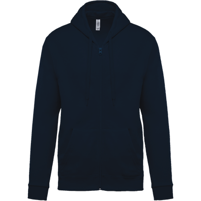 K479 - Sudadera capucha y cremallera unisex - Navy - frontal