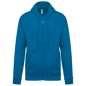 K479 - Sudadera capucha y cremallera unisex - Tropical Blue - frontal