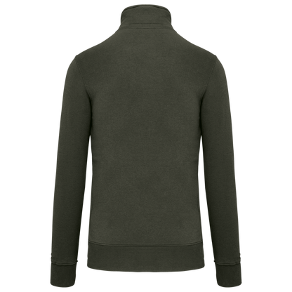 K487 - Sudadera 1/4 Cremallera - Dark Khaki - trasera