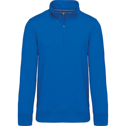 K487 - Sudadera 1/4 Cremallera - Light Royal Blue - frontal