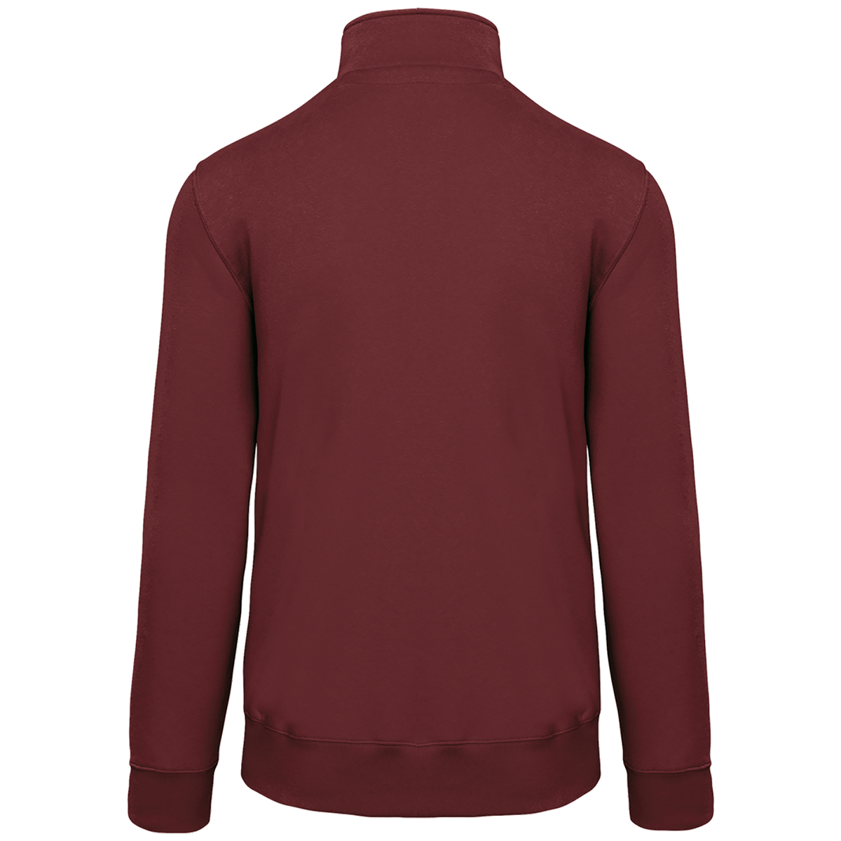 K487 - Sudadera 1/4 Cremallera - Wine - trasera
