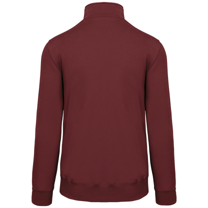 K487 - Sudadera 1/4 Cremallera - Wine - trasera