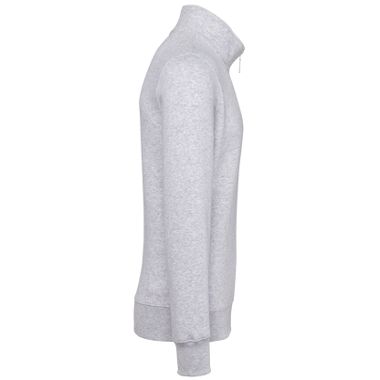 K487 - Sudadera 1/4 Cremallera - Ash Heather - lateral