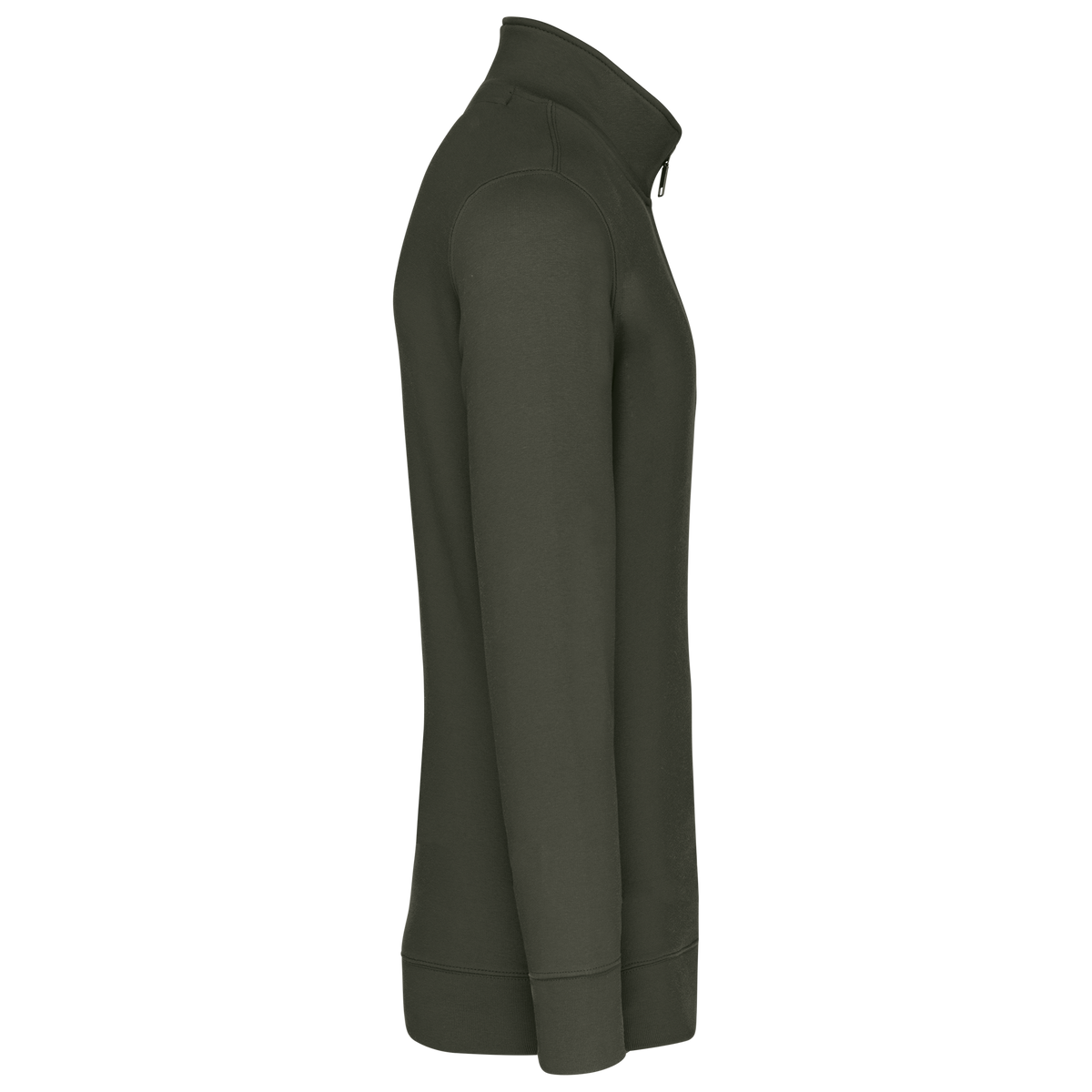 K487 - Sudadera 1/4 Cremallera - Dark Khaki - lateral