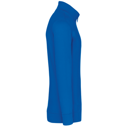 K487 - Sudadera 1/4 Cremallera - Light Royal Blue - lateral